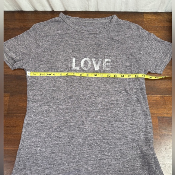 ZADIG&VOLTAIRE | Amber Lin Word Linen T-Shirt Size S - Picture 6 of 10